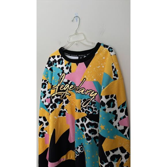 Switch Remarkable “Legendary” Graphic Sweatshirt Size 2X Bold Retro Animal Print - Picture 4 of 11
